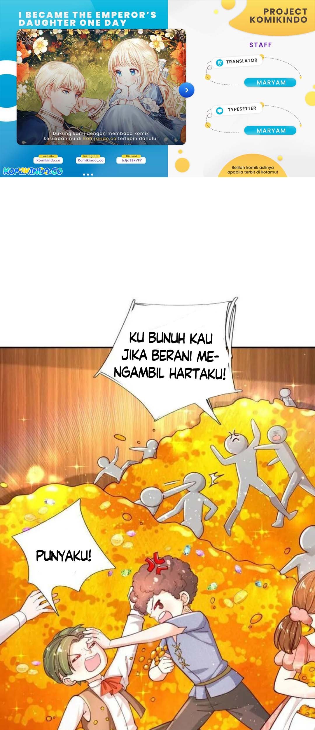 Komik I Became The Emperor’s Daughter One Day Chapter 145 gambar nomor 1