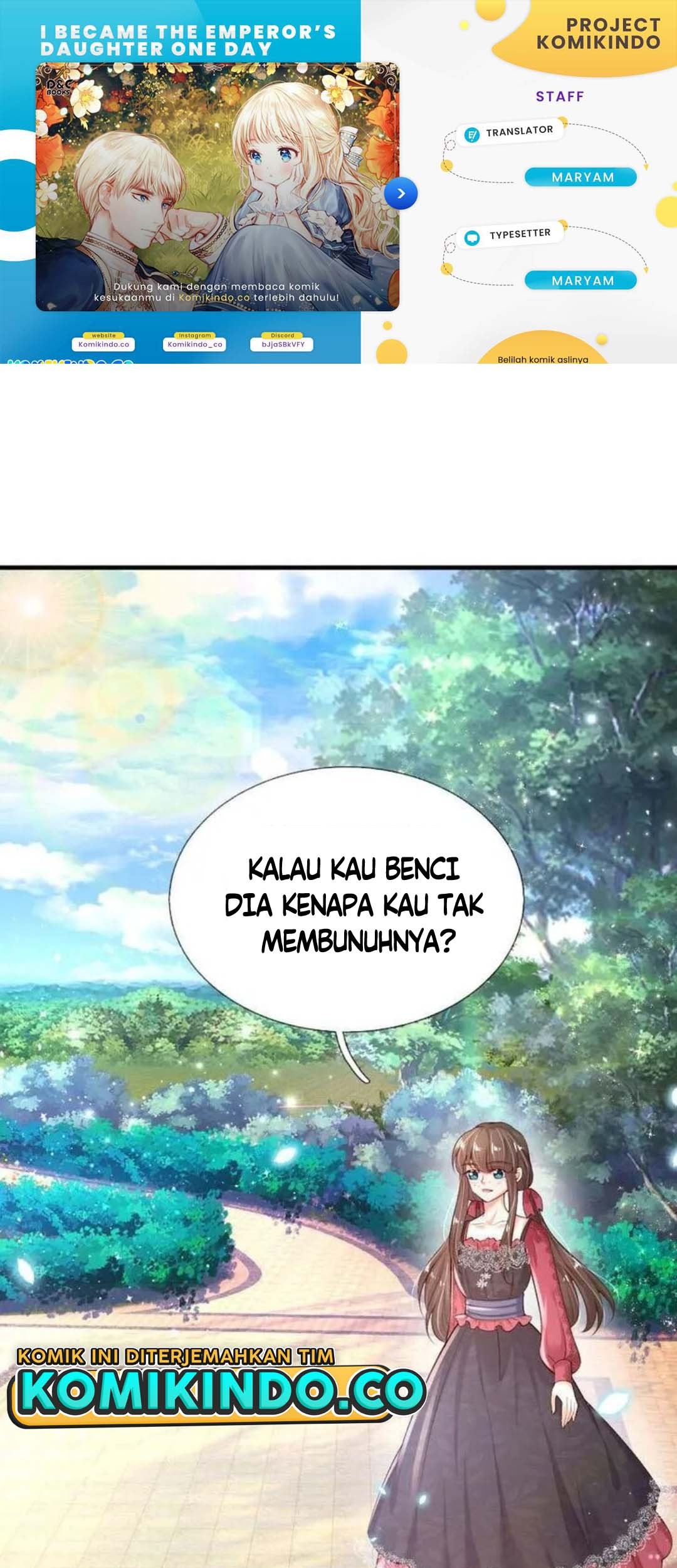 Komik I Became The Emperor’s Daughter One Day Chapter 150 gambar nomor 1
