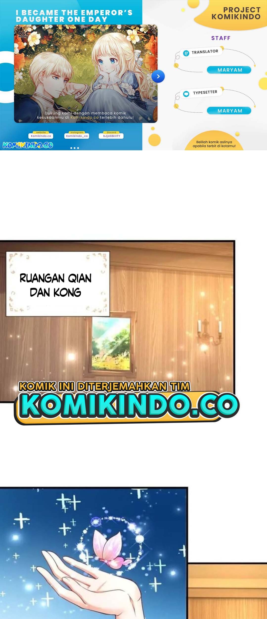 Komik I Became The Emperor’s Daughter One Day Chapter 153 gambar nomor 1