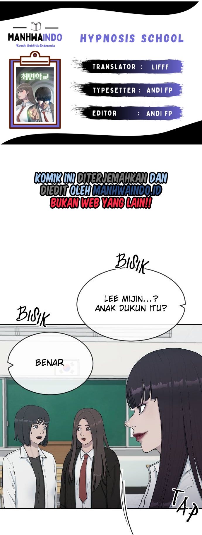 Komik Hypnosis School Chapter 28 gambar nomor 1