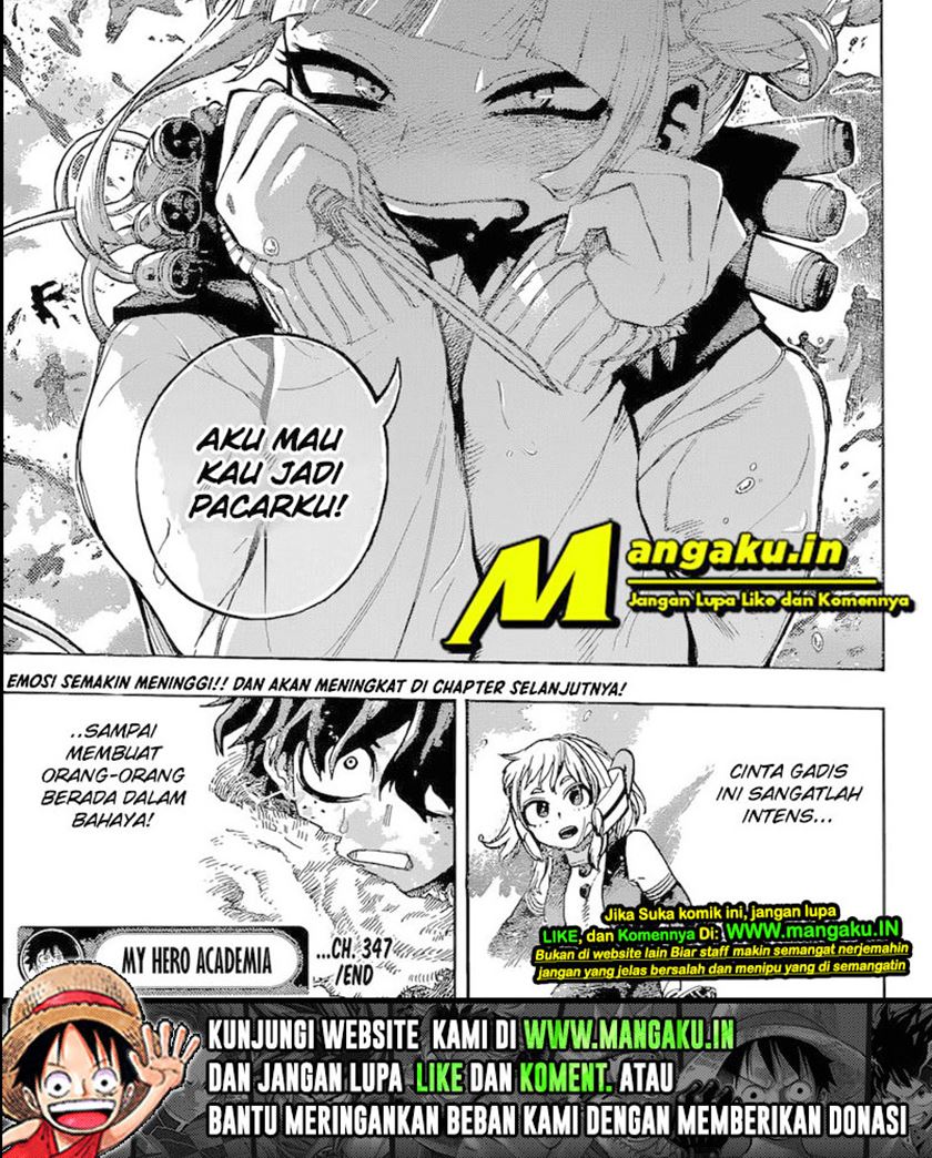 Boku no Hero Academia Chapter 347 Gambar 16