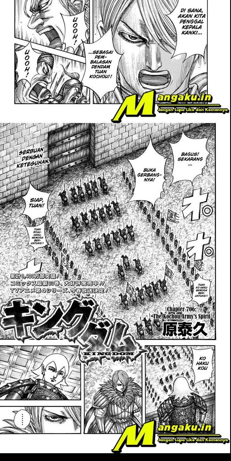 Manga Kingdom Chapter 706 gambar nomor 2