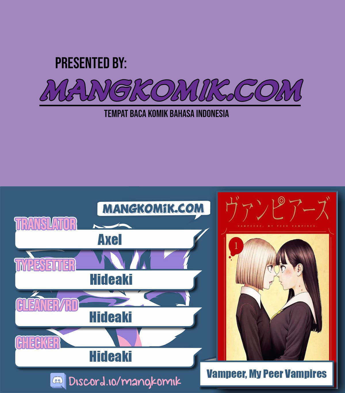 Komik Vampeerz, My Peer Vampires Chapter 33 gambar nomor 1