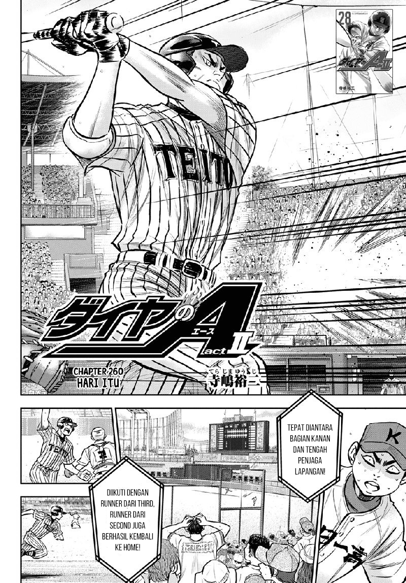 Diamond no Ace Act 2 Chapter 260 Gambar 3