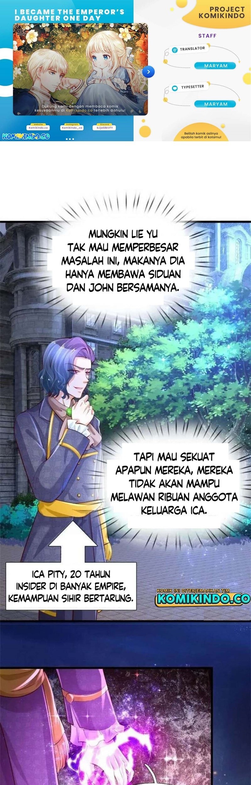 Komik I Became The Emperor’s Daughter One Day Chapter 129 gambar nomor 1