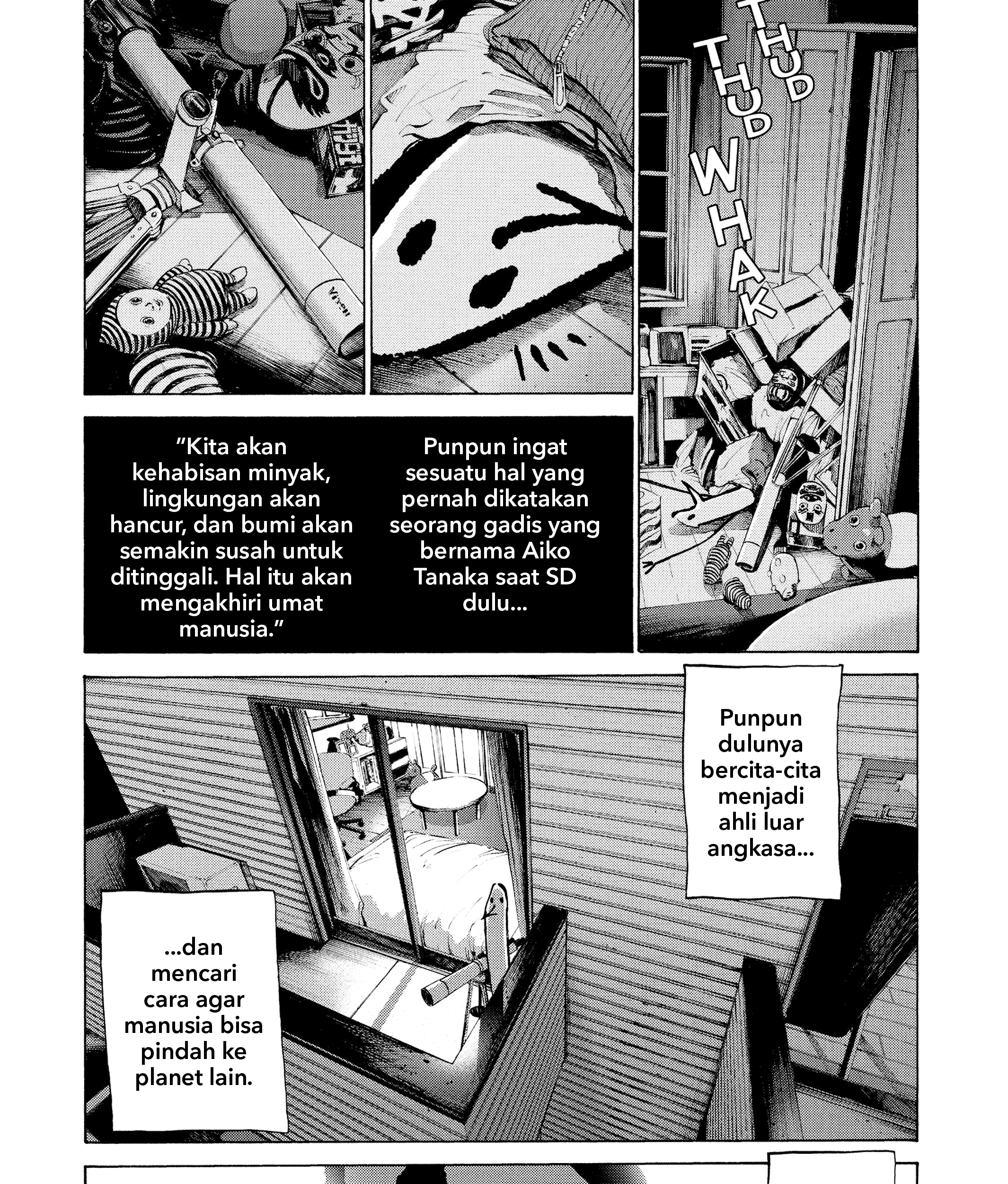 Oyasumi Punpun Chapter 44 Gambar 17