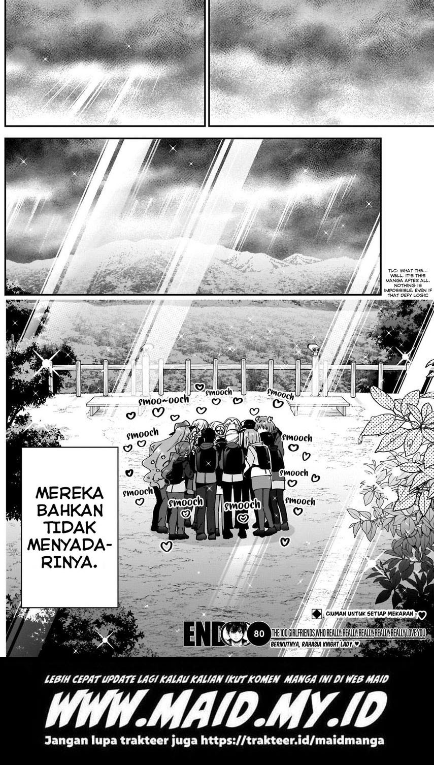 Kimi no Koto ga Dai Dai Dai Dai Daisuki na 100-ri no Kanojo Chapter 80 Gambar 22