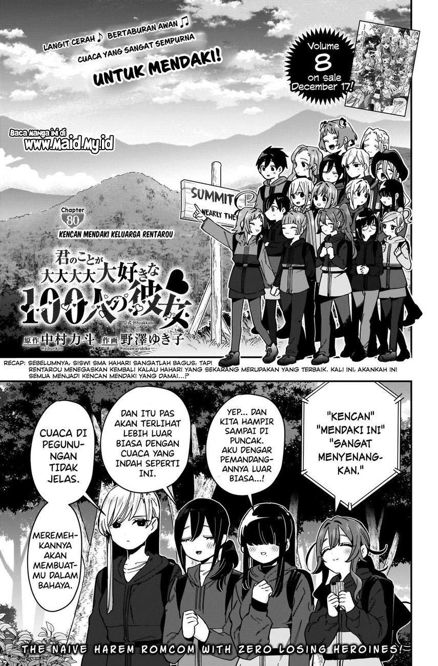Kimi no Koto ga Dai Dai Dai Dai Daisuki na 100-ri no Kanojo Chapter 80 Gambar 3