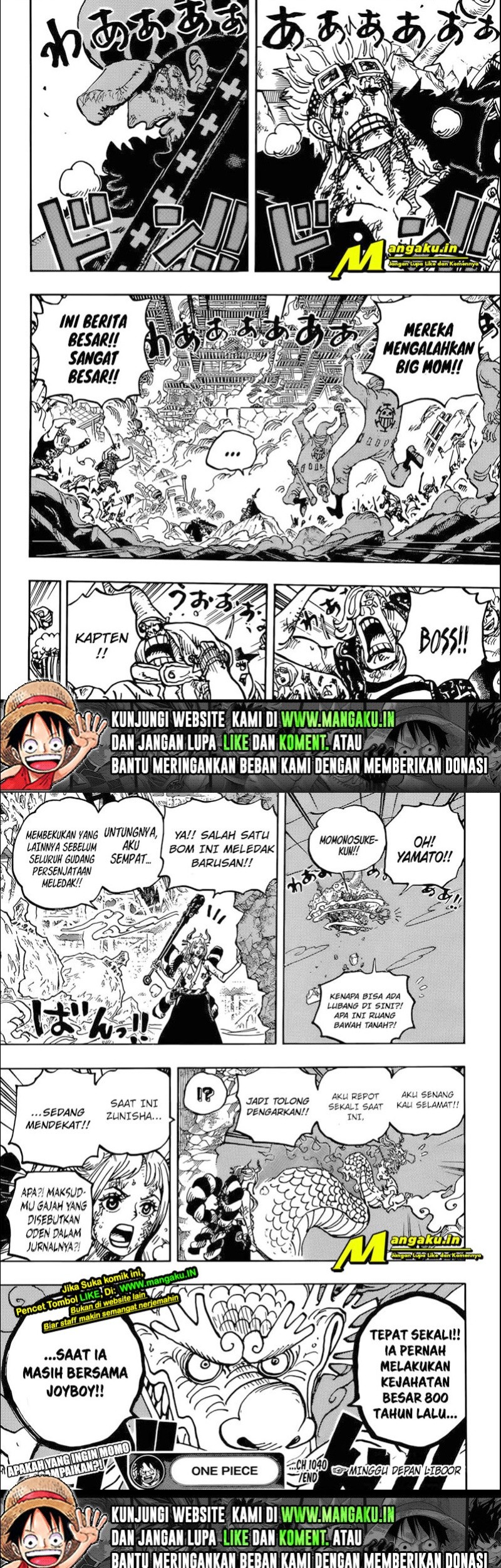 One Piece Chapter 1040 Gambar 9
