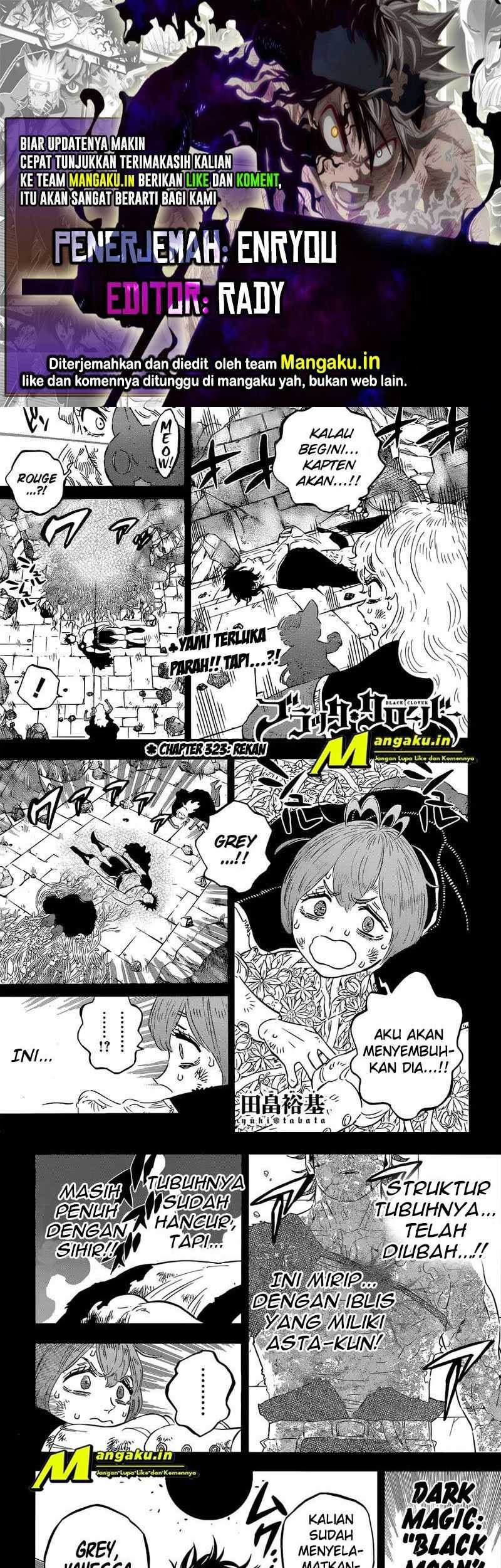 Komik Black Clover Chapter 323 gambar nomor 1