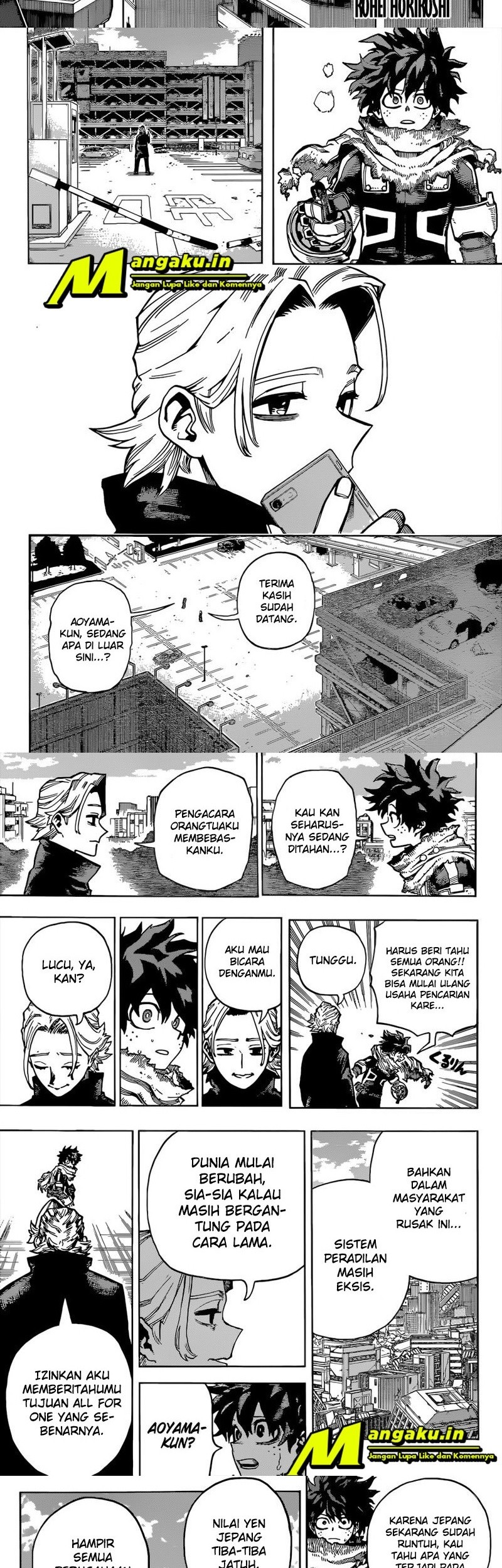 Boku no Hero Academia Chapter 343 Gambar 3