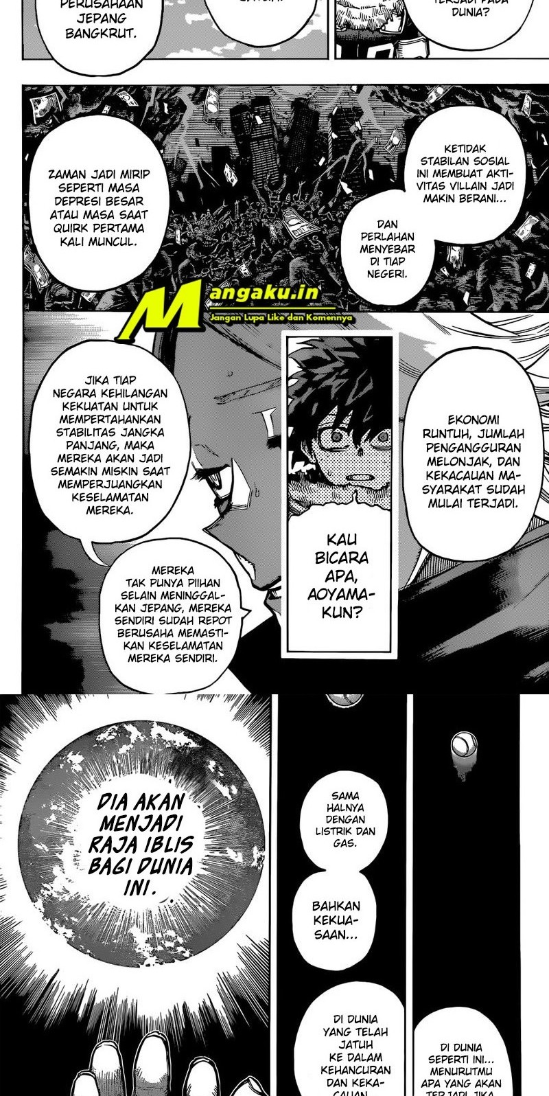 Boku no Hero Academia Chapter 343 Gambar 4