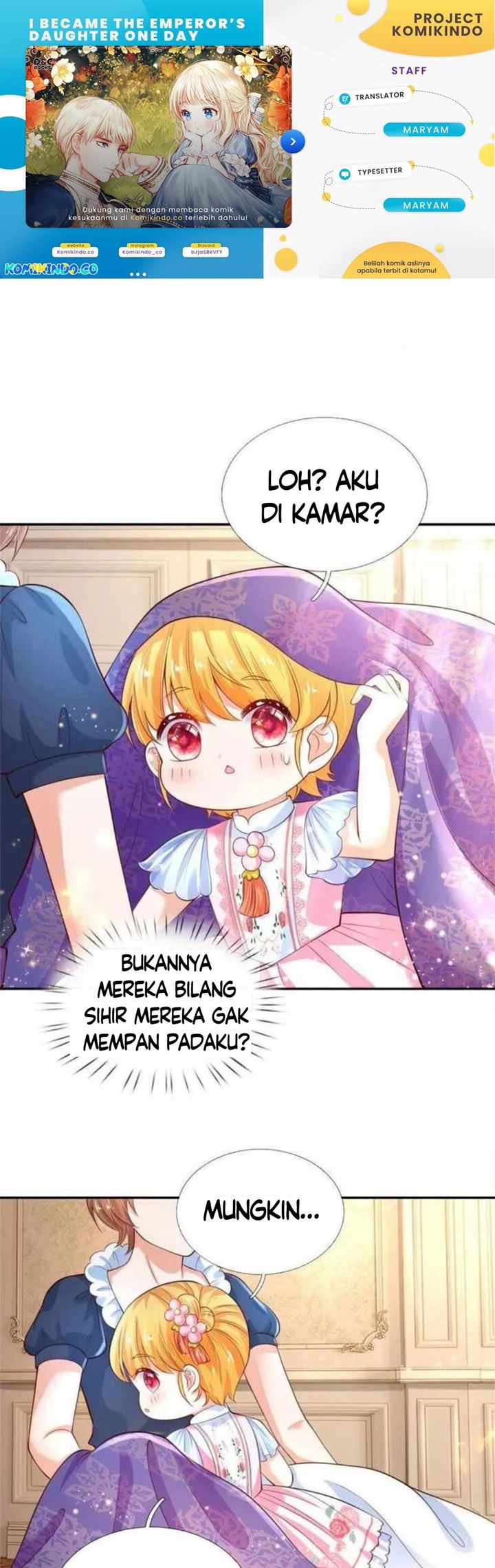 Komik I Became The Emperor’s Daughter One Day Chapter 131 gambar nomor 1