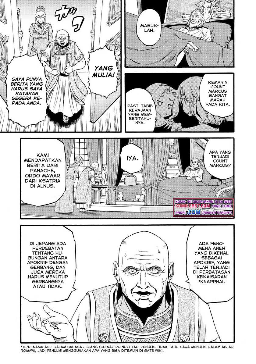 Gate – Jietai Kare no Chi nite Kaku Tatakeri Chapter 106 Gambar 24