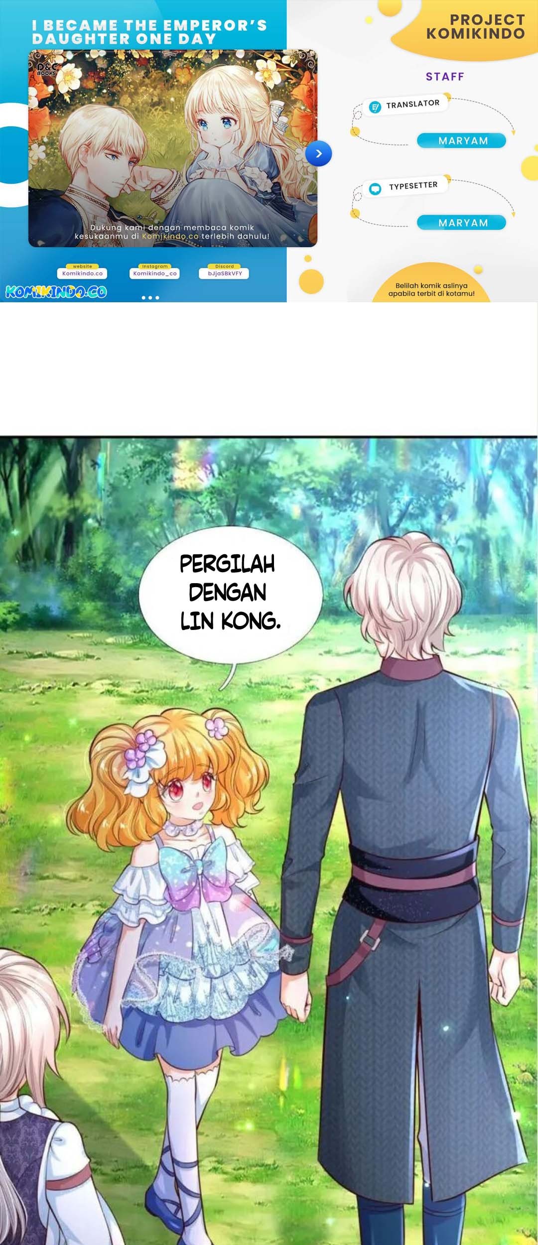 Komik I Became The Emperor’s Daughter One Day Chapter 175 gambar nomor 1