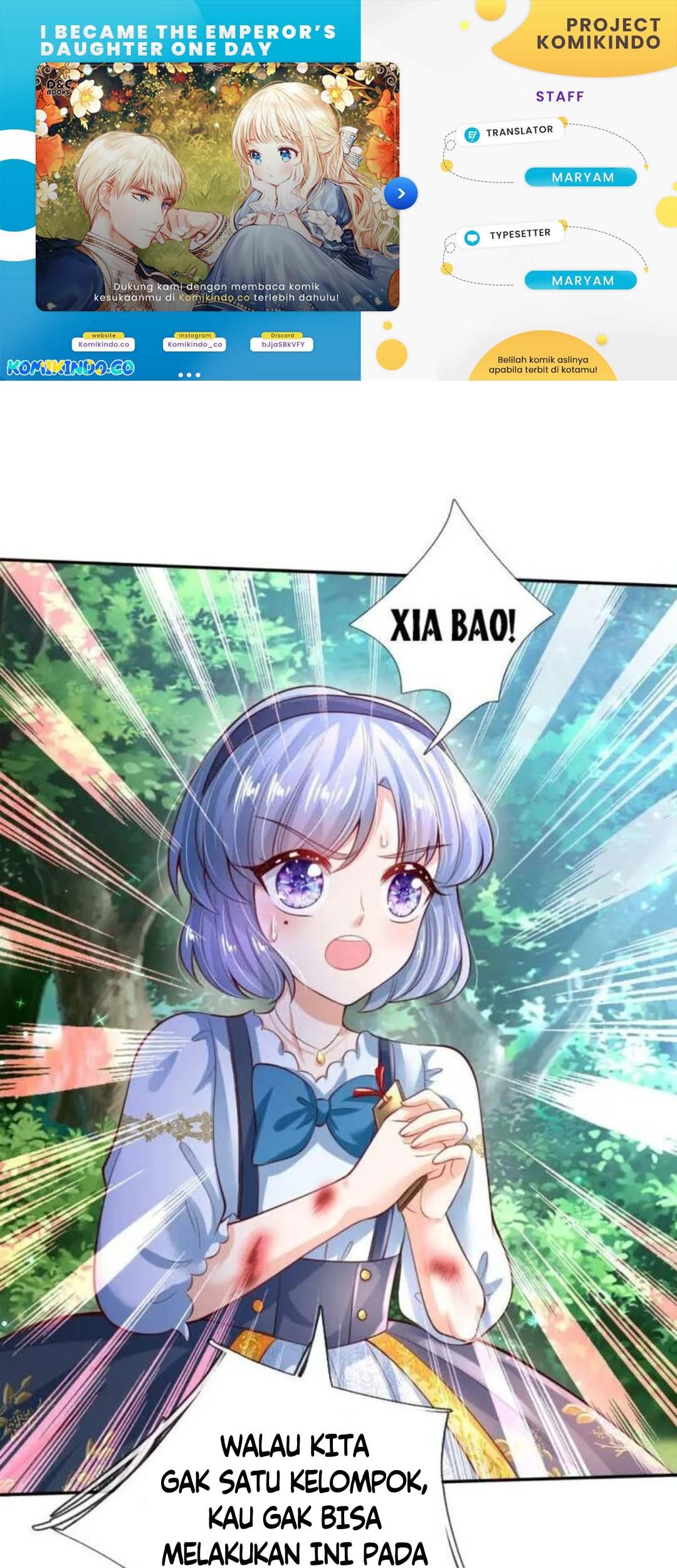 Komik I Became The Emperor’s Daughter One Day Chapter 180 gambar nomor 1