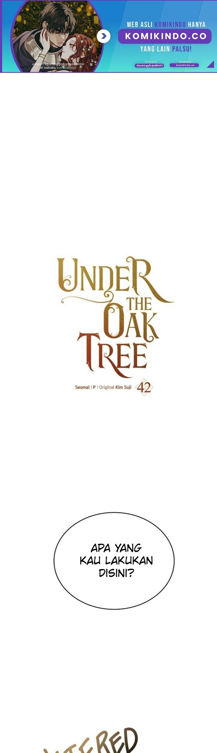 Manhwa Under the Oak Tree Chapter 42 gambar nomor 2