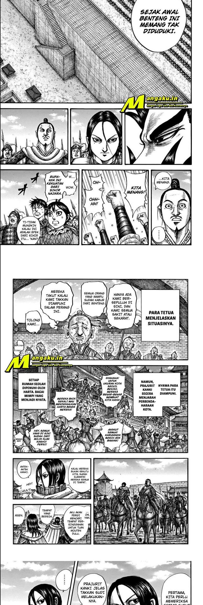 Kingdom Chapter 713 Gambar 7
