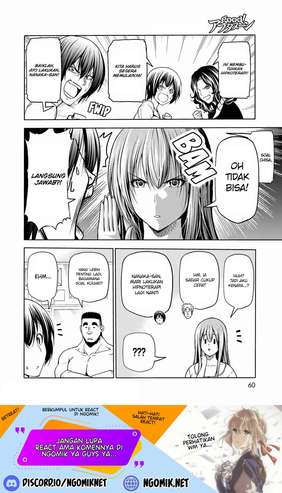 Manga Grand Blue Chapter 73.2 gambar nomor 2