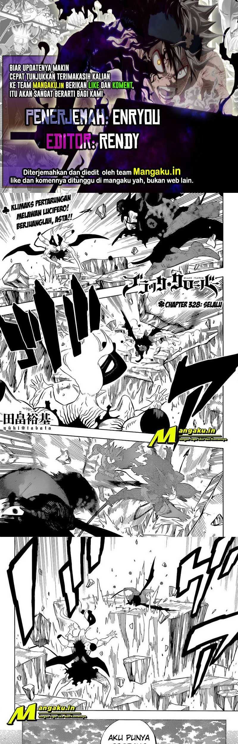 Komik Black Clover Chapter 328 gambar nomor 1