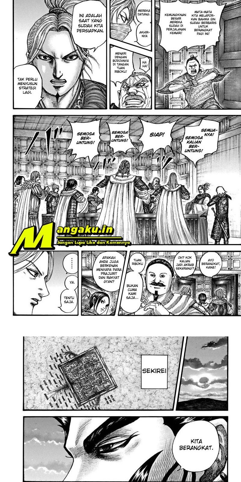 Kingdom Chapter 714 Gambar 4