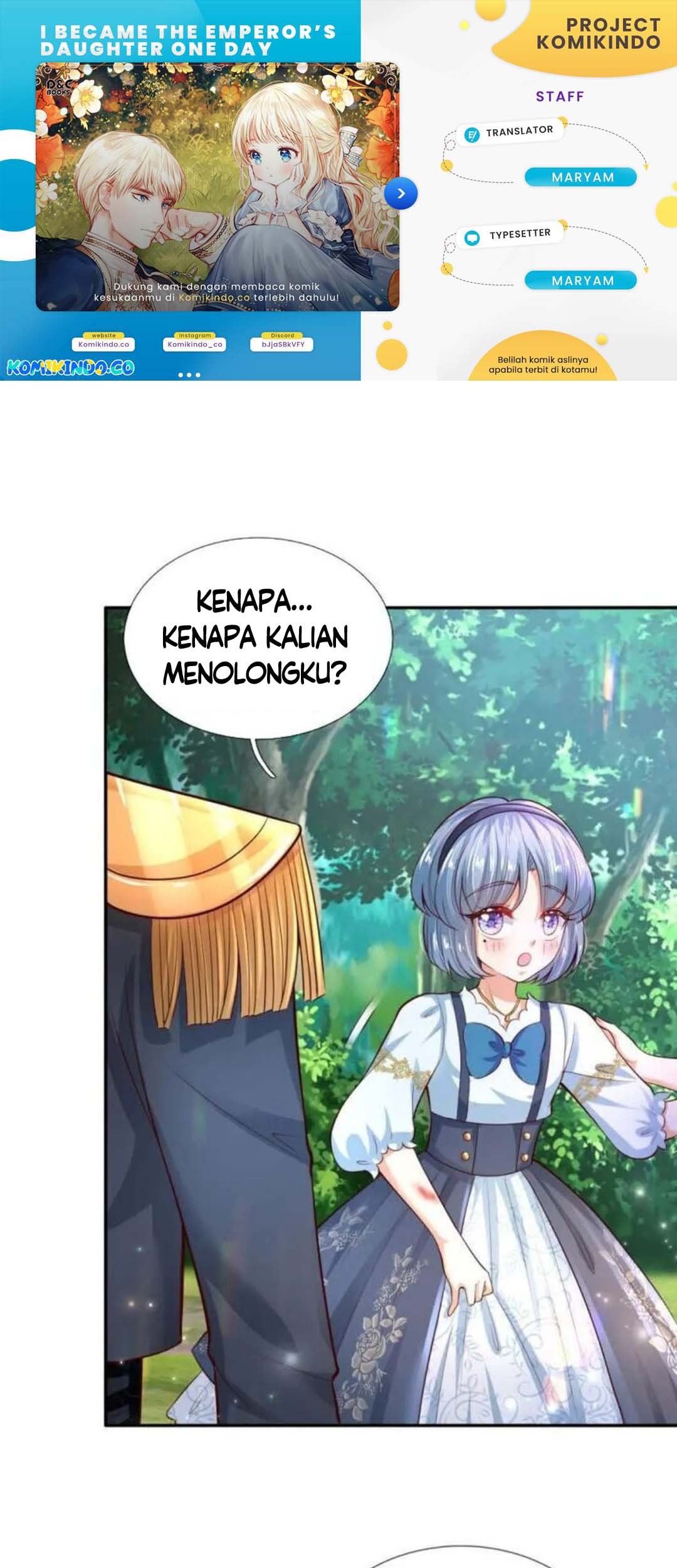 Komik I Became The Emperor’s Daughter One Day Chapter 185 gambar nomor 1