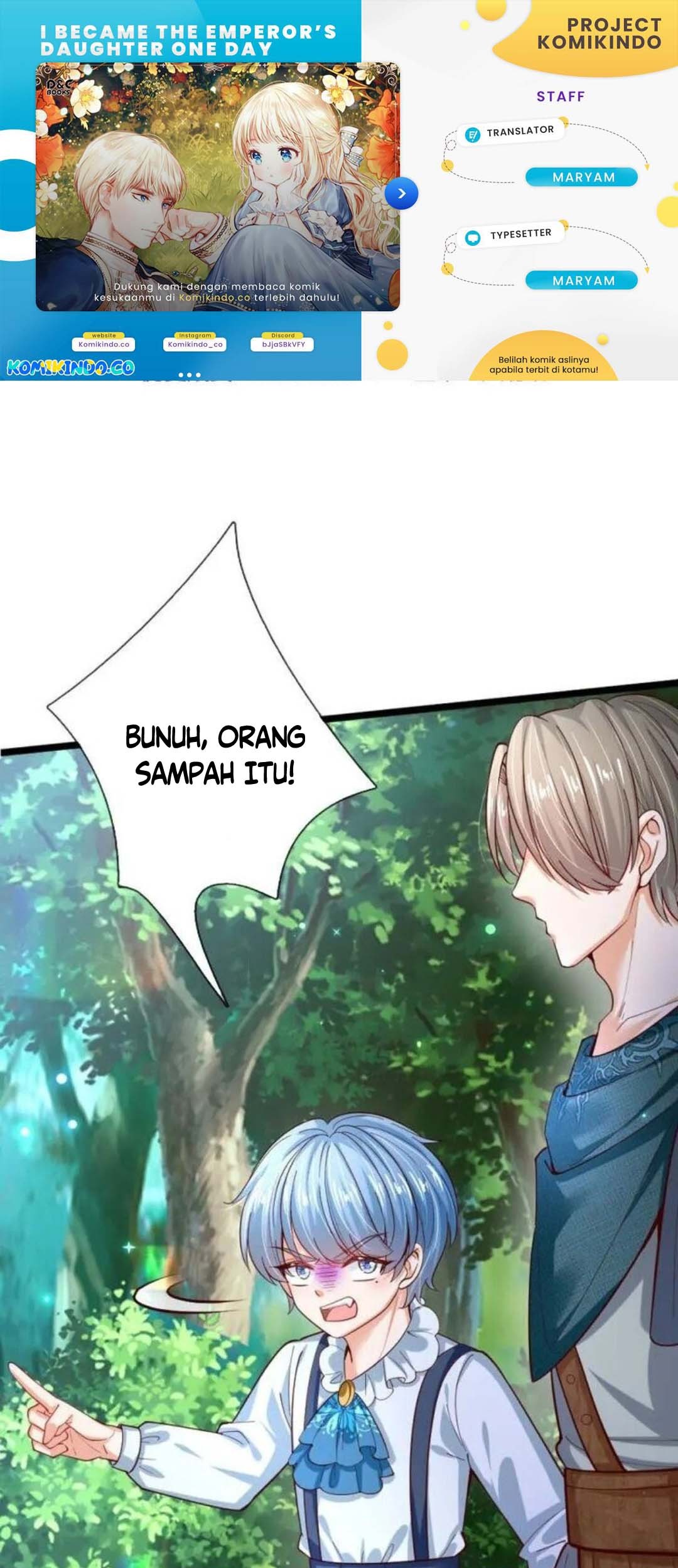 Komik I Became The Emperor’s Daughter One Day Chapter 183 gambar nomor 1