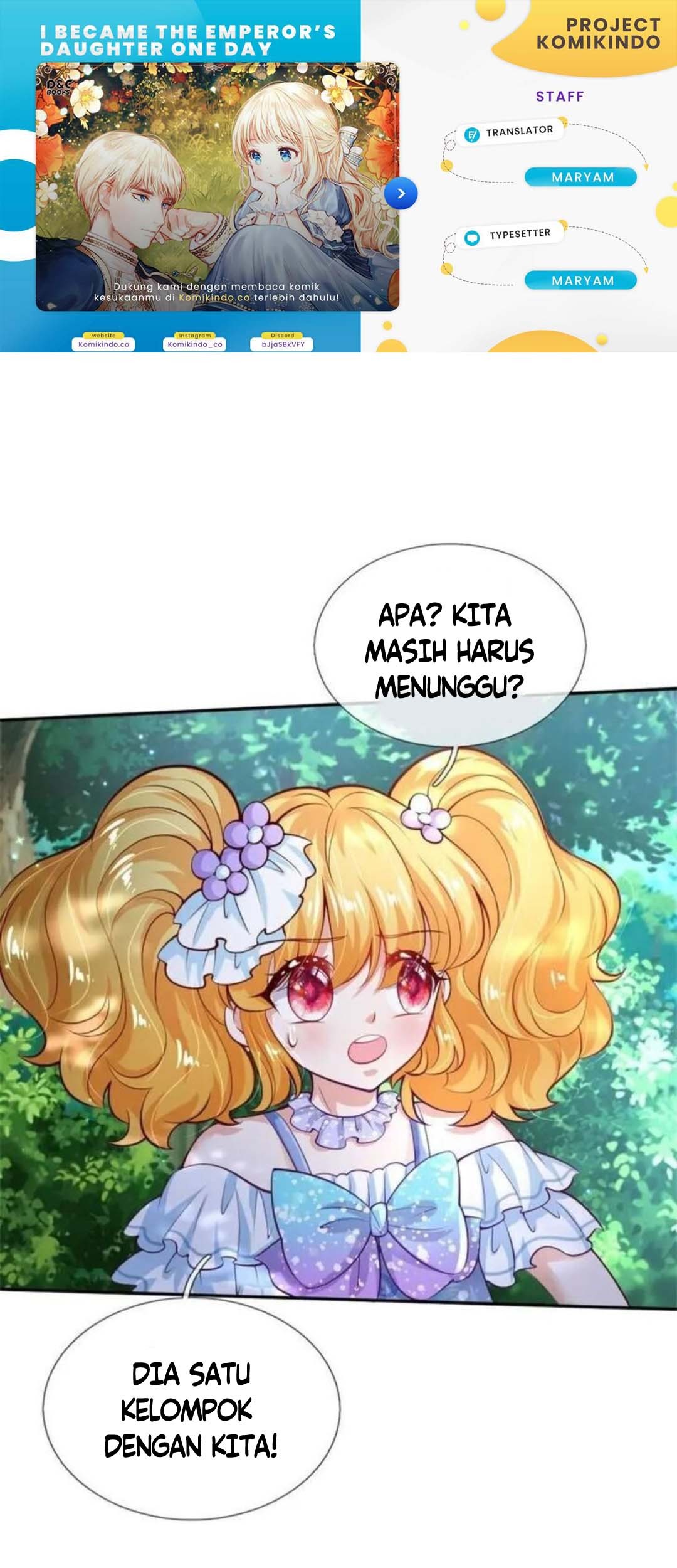 Komik I Became The Emperor’s Daughter One Day Chapter 181 gambar nomor 1