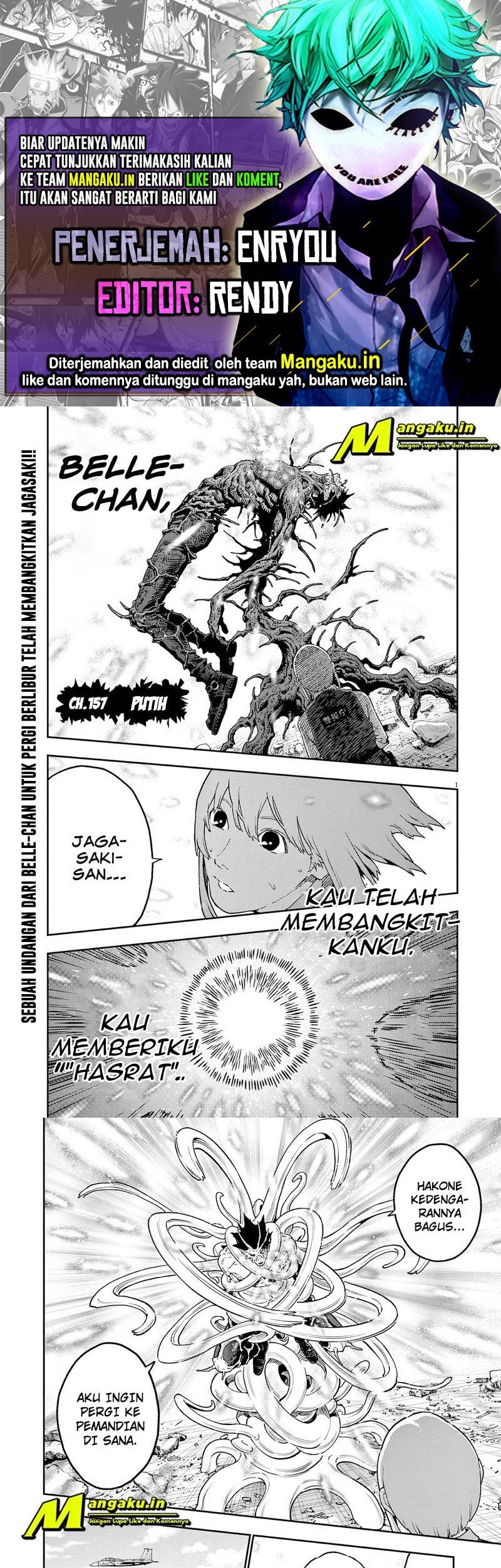 Komik Jagaaaaaan Chapter 157 gambar nomor 1