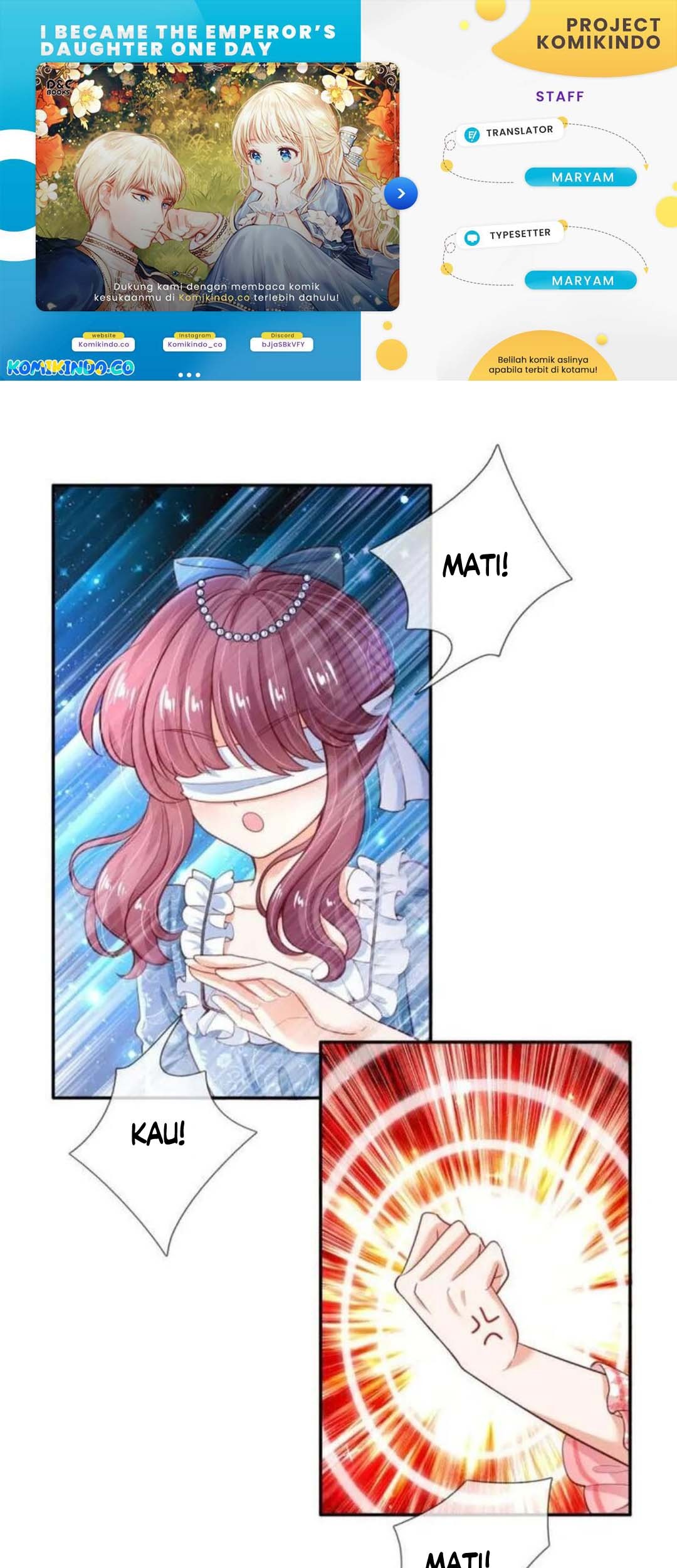 Komik I Became The Emperor’s Daughter One Day Chapter 188 gambar nomor 1