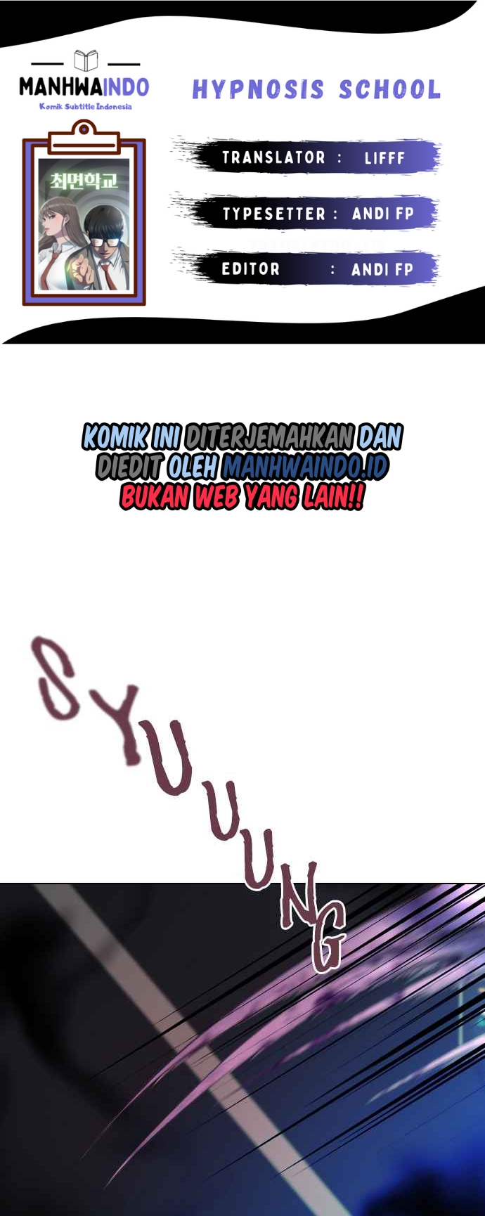 Komik Hypnosis School Chapter 32 gambar nomor 1