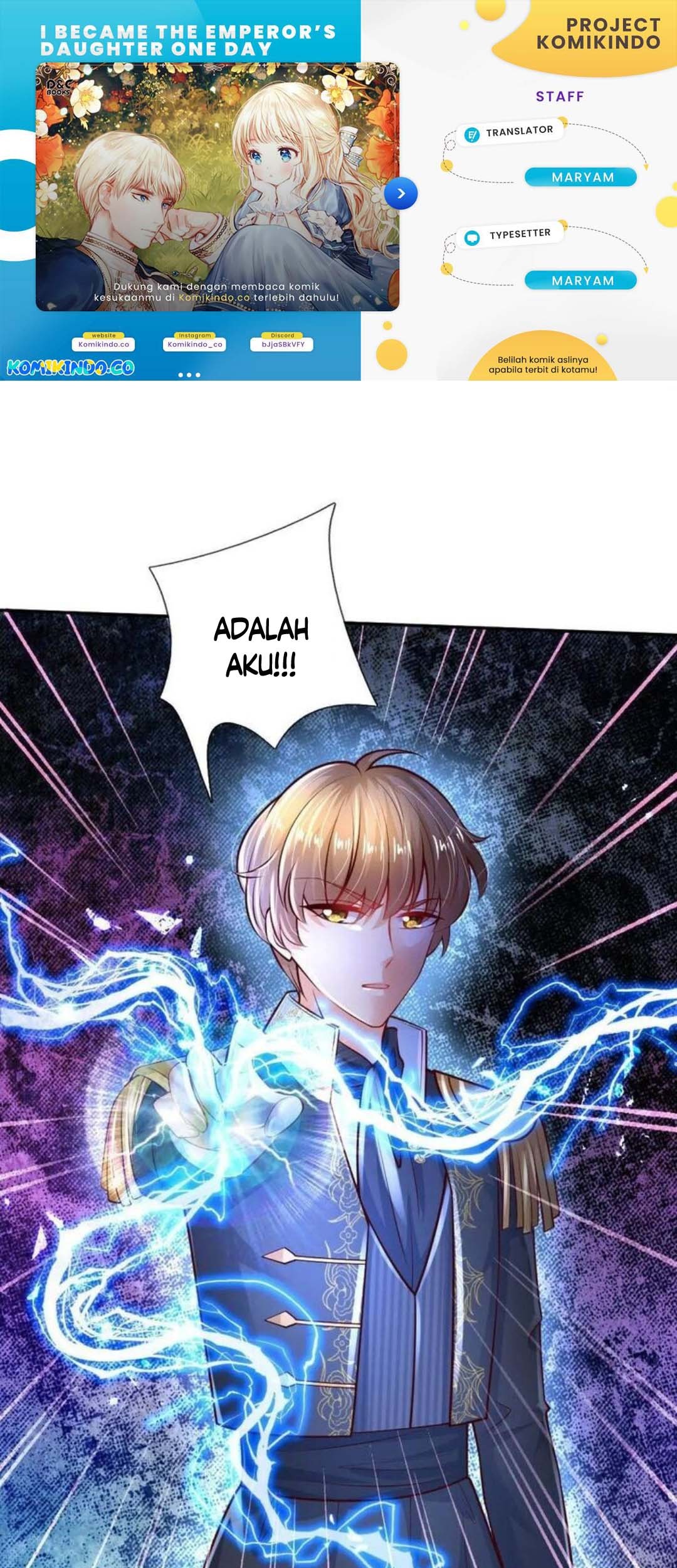 Komik I Became The Emperor’s Daughter One Day Chapter 192 gambar nomor 1