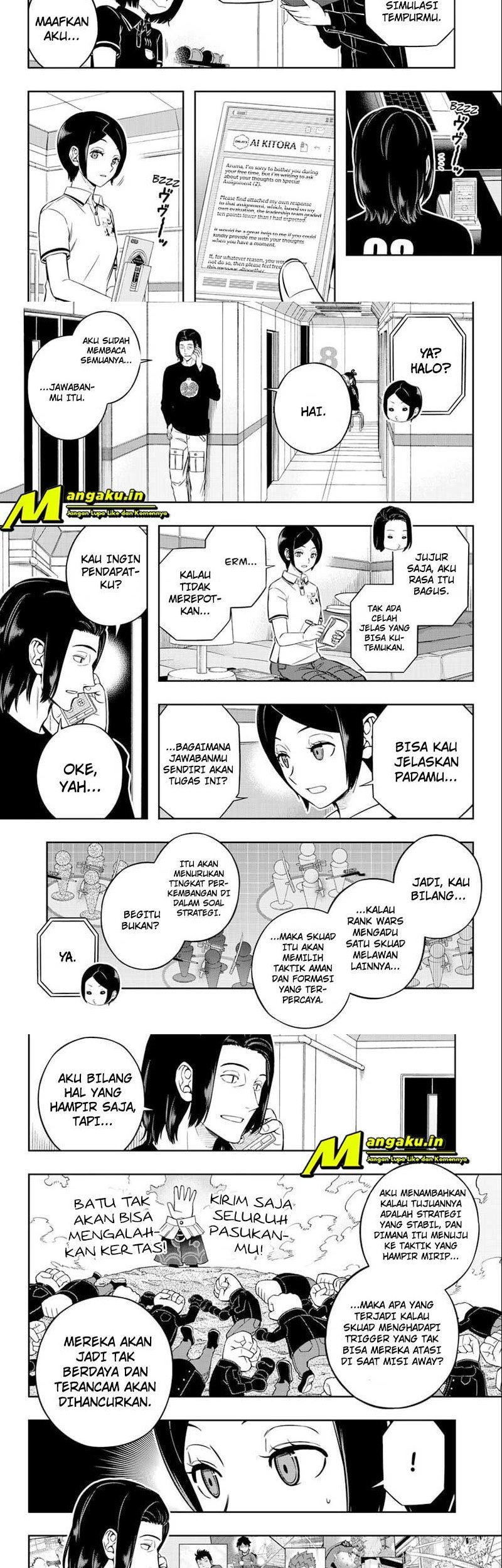 Manga World Trigger Chapter 221 gambar nomor 2