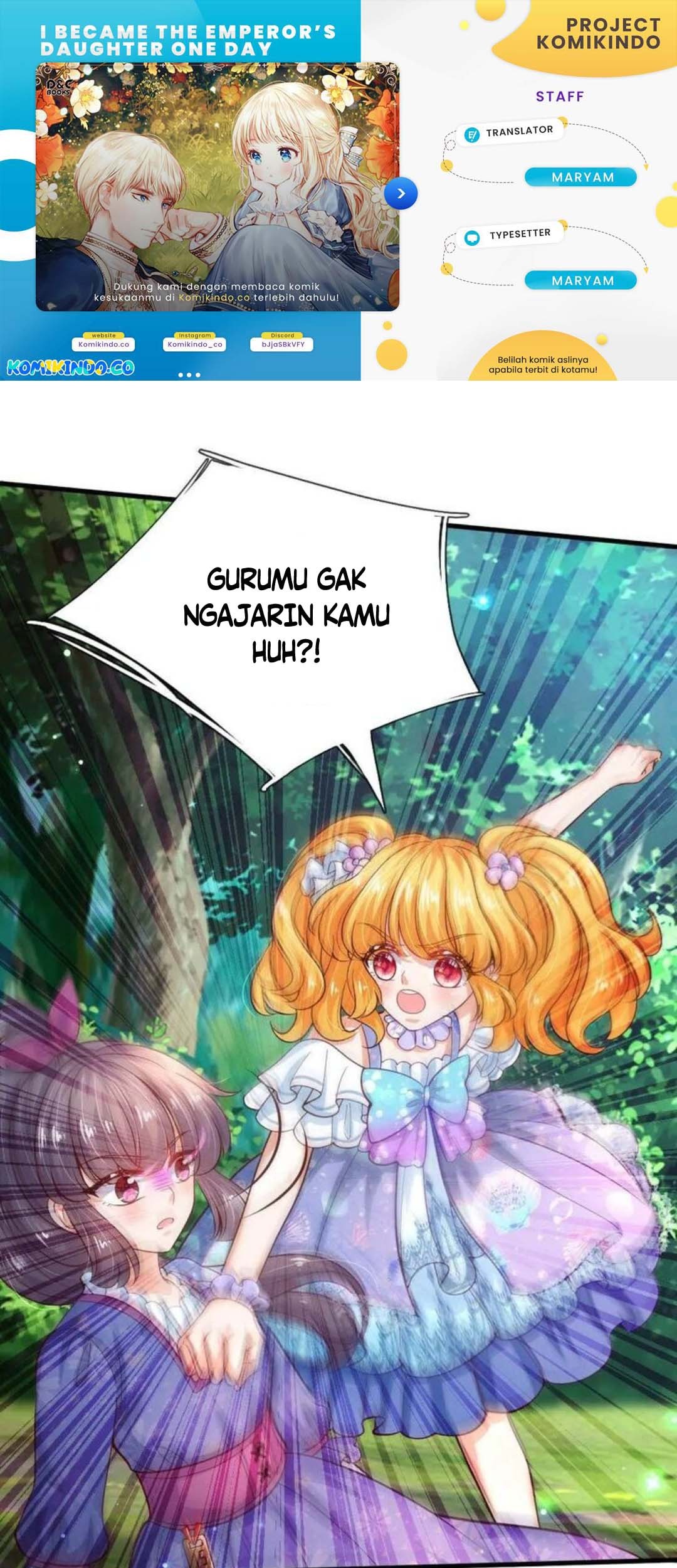 Komik I Became The Emperor’s Daughter One Day Chapter 193 gambar nomor 1