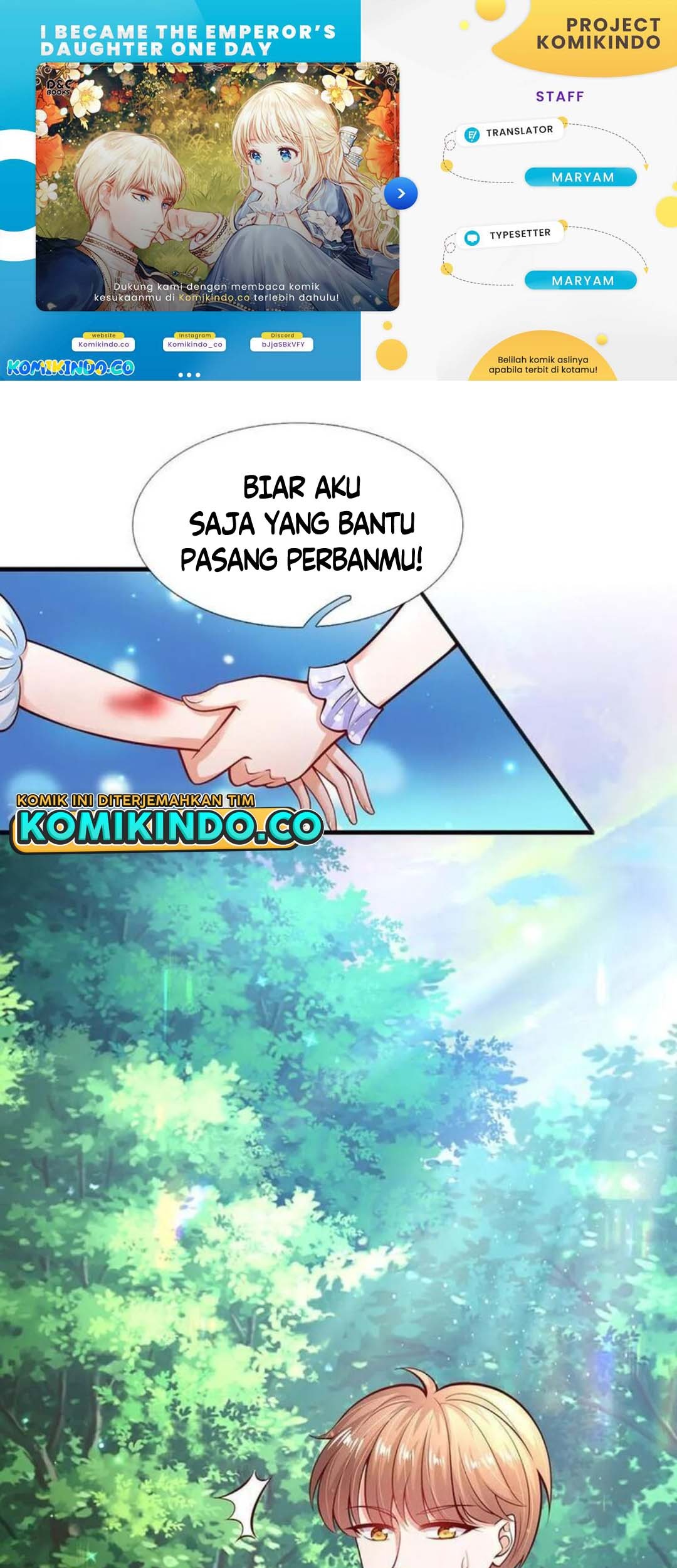 Komik I Became The Emperor’s Daughter One Day Chapter 195 gambar nomor 1