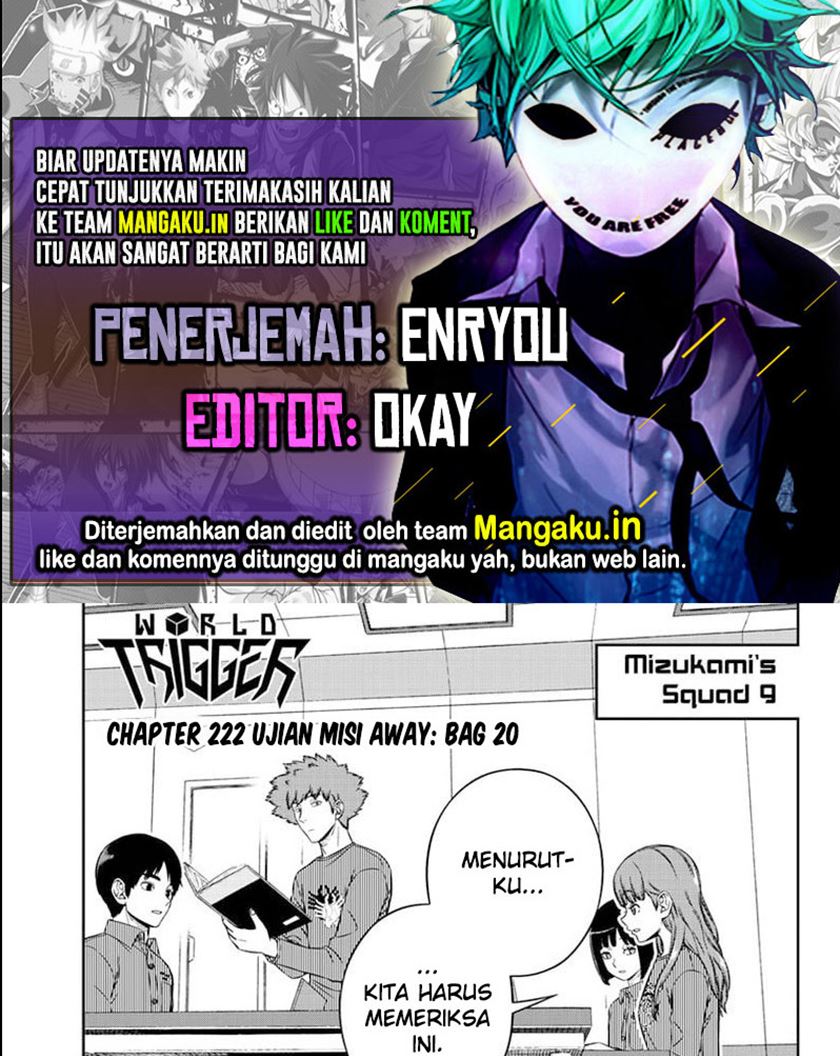 Komik World Trigger Chapter 222 gambar nomor 1
