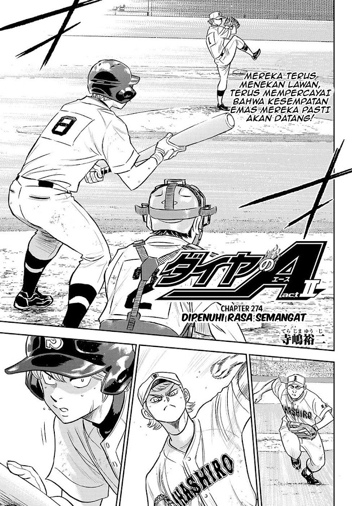 Diamond no Ace Act 2 Chapter 274 Gambar 6