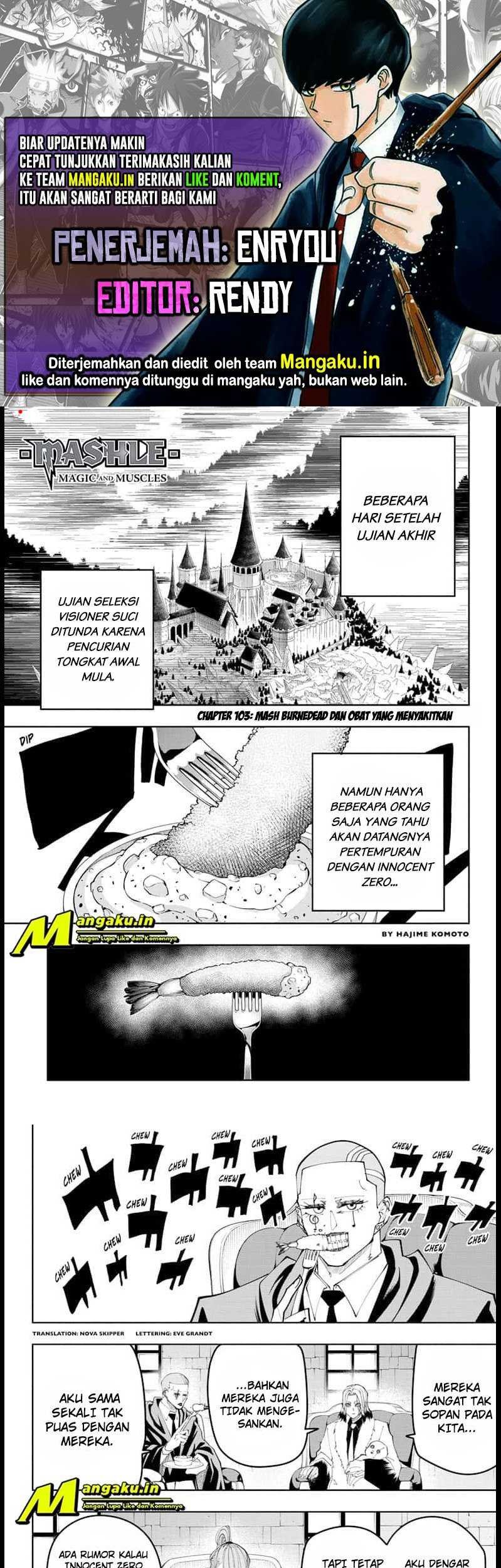 Komik Mashle: Magic and Muscles Chapter 103 gambar nomor 1