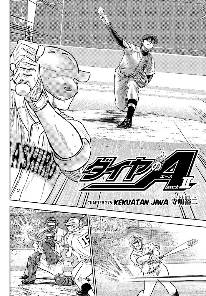 Diamond no Ace Act 2 Chapter 275 Gambar 5