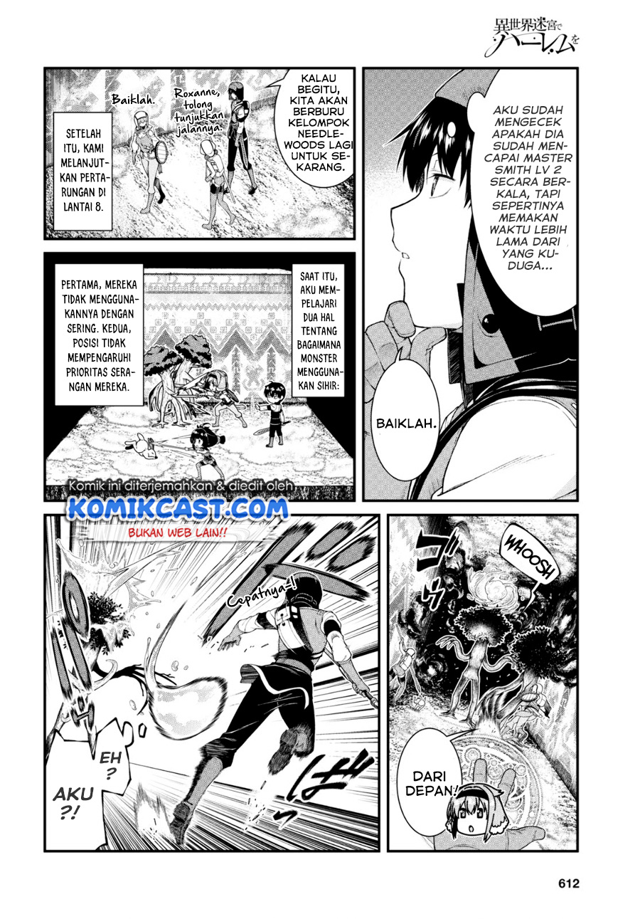 Isekai Meikyuu de Harem wo Chapter 56 Gambar 7