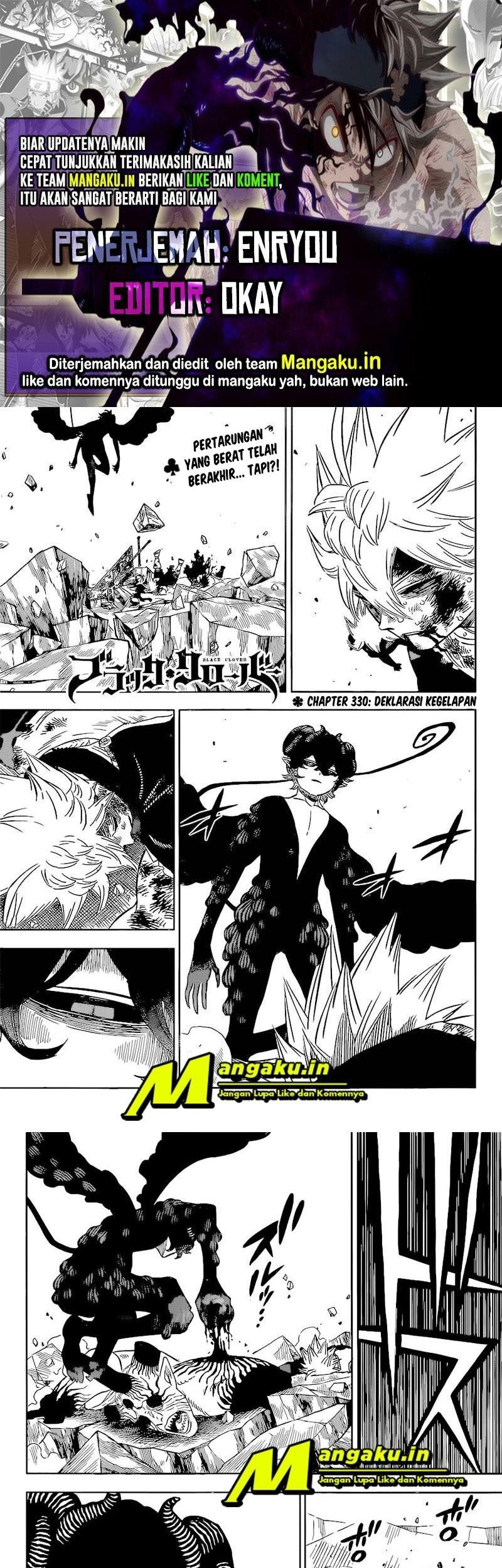 Komik Black Clover Chapter 330 gambar nomor 1
