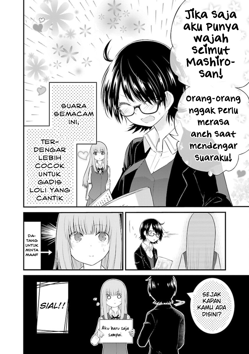 Koe ga dasenai Shoujo wa “Kanojo ga Yasashisugiru” to Omotte iru Chapter 43 Gambar 9