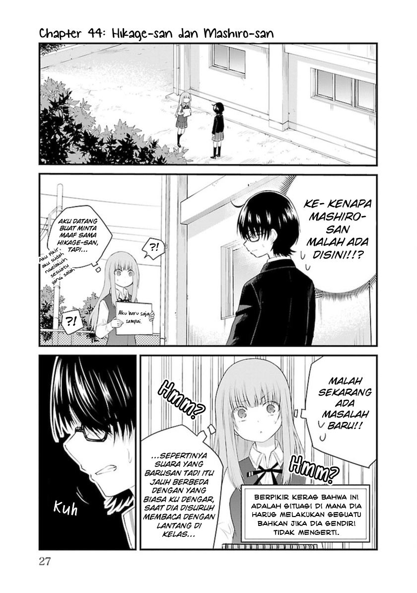 Manga Koe ga dasenai Shoujo wa “Kanojo ga Yasashisugiru” to Omotte iru Chapter 44 gambar nomor 2