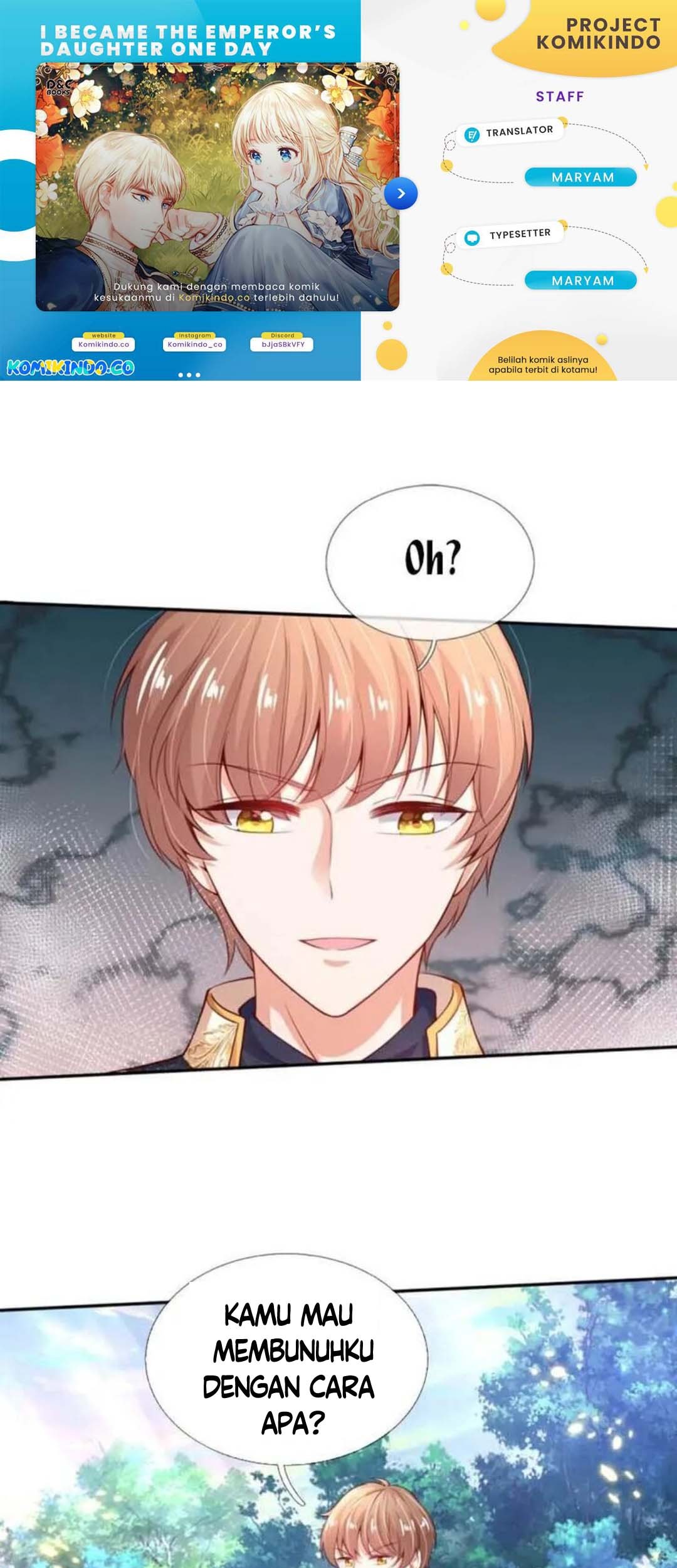 Komik I Became The Emperor’s Daughter One Day Chapter 160 gambar nomor 1