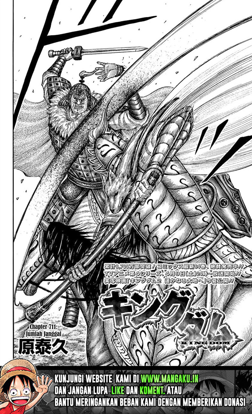 Kingdom Chapter 711 Gambar 3
