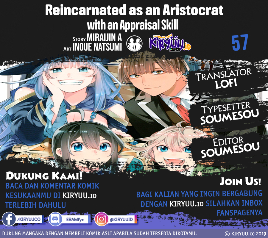 Manga Reincarnated as an Aristocrat with an Appraisal Skill Chapter 57 gambar nomor 2