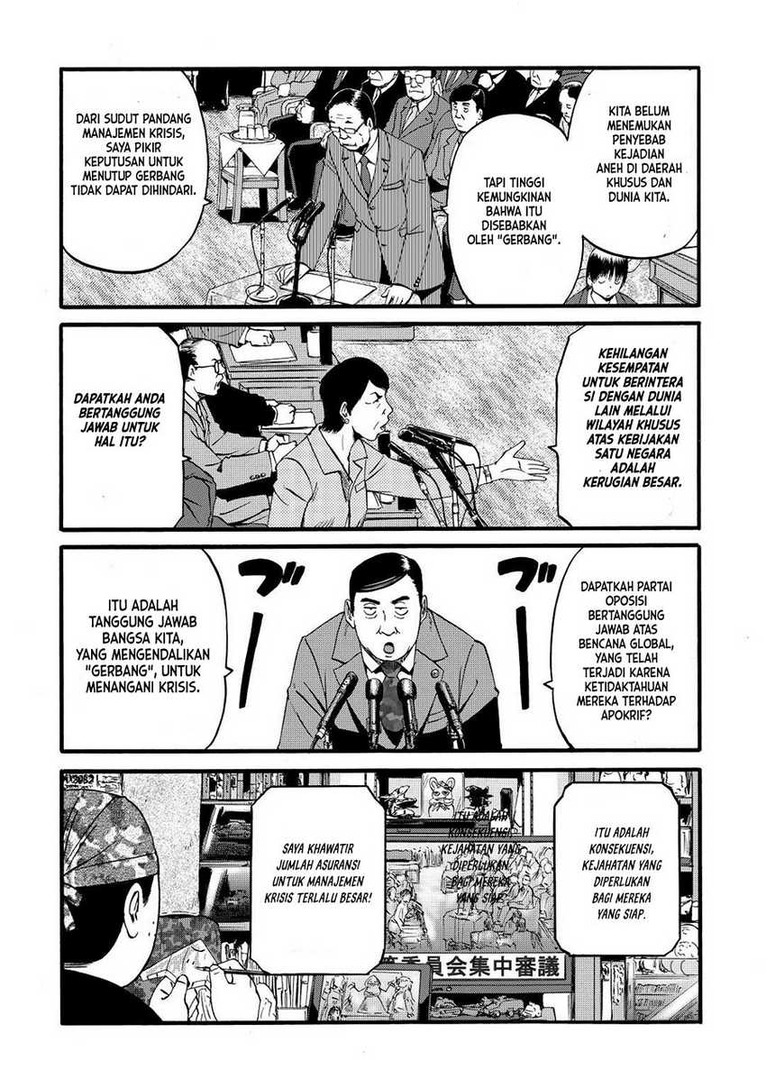 Gate – Jietai Kare no Chi nite Kaku Tatakeri Chapter 109 Gambar 11