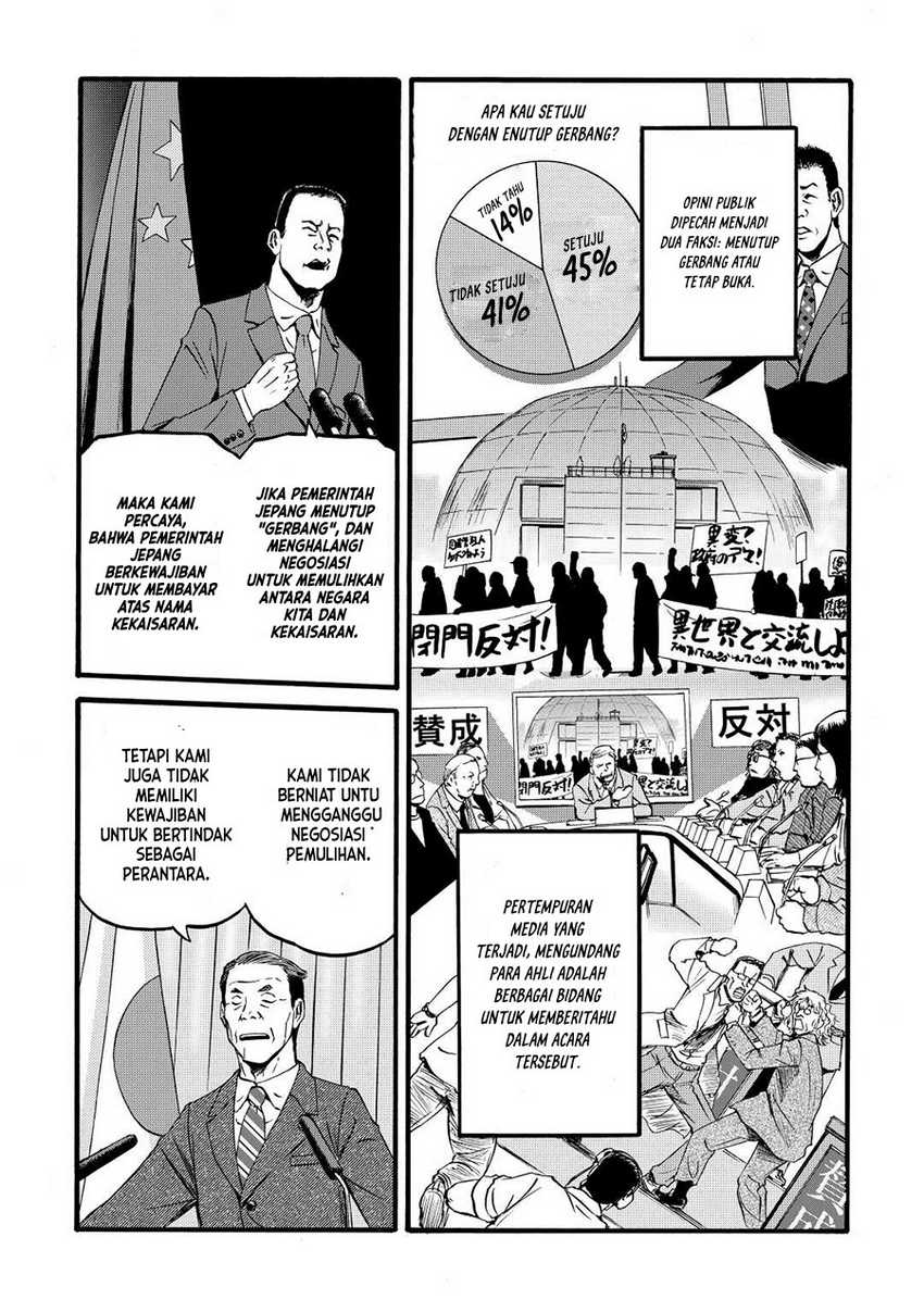 Gate – Jietai Kare no Chi nite Kaku Tatakeri Chapter 109 Gambar 12