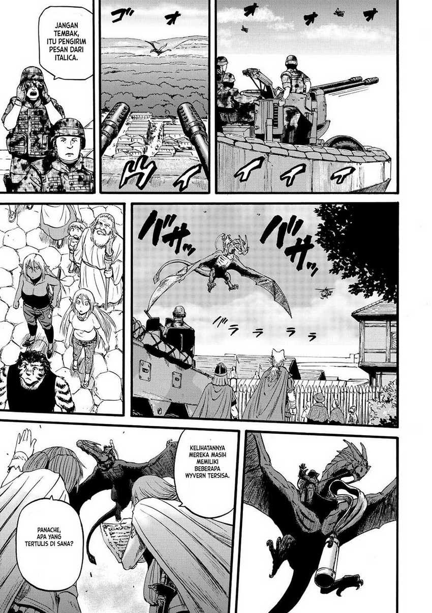 Gate – Jietai Kare no Chi nite Kaku Tatakeri Chapter 109 Gambar 28