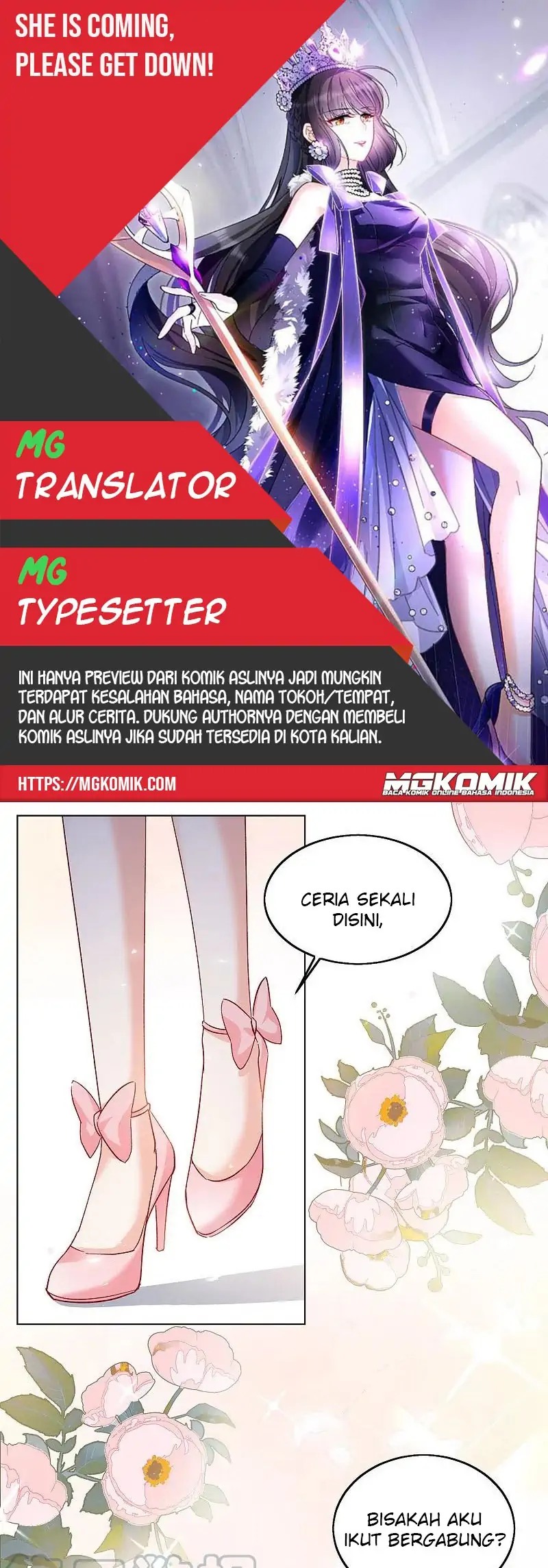 Komik She Is Coming, Please Get Down! Chapter 70.1 gambar nomor 1